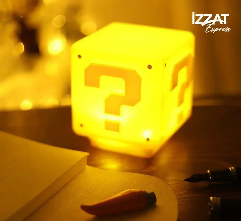 Luminária Super Mario Bloco Led