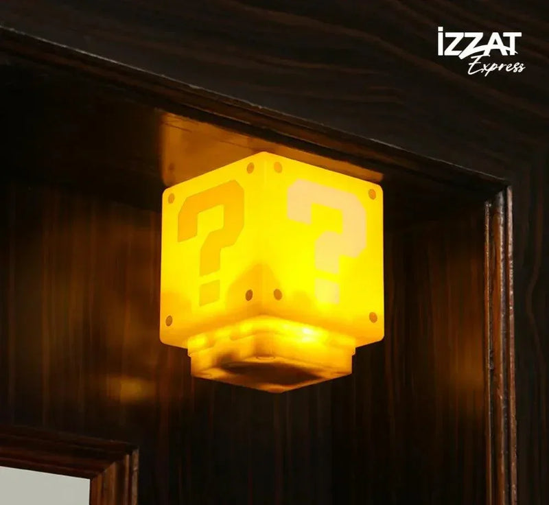 Luminária Super Mario Bloco Led