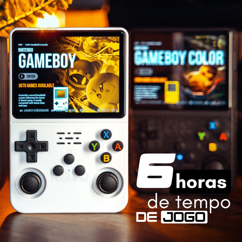 Portátil R36S™ | +15.000 Jogos de 20 Consoles