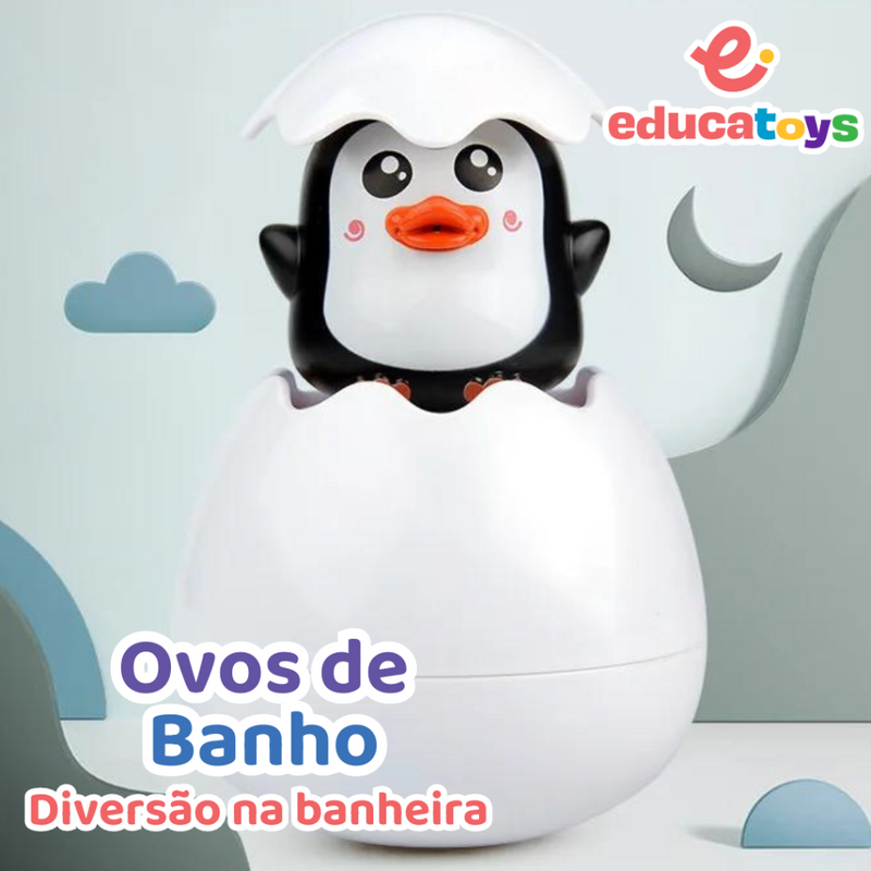 Ovinhos de Banho Divertidos - Pinguim e Pato