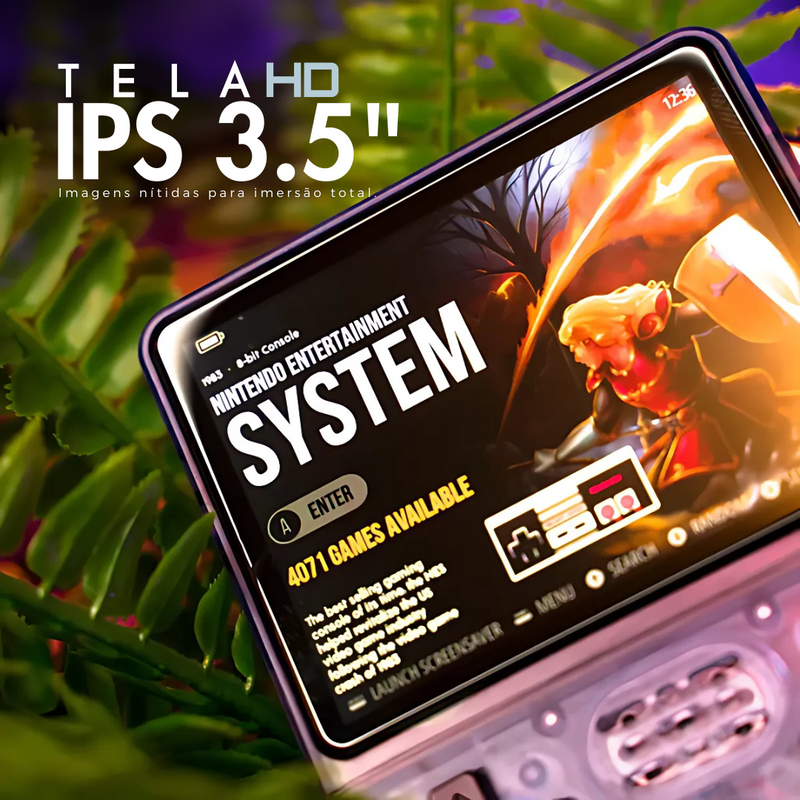 Portátil R36S™ | +15.000 Jogos de 20 Consoles