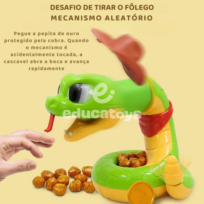Cobra Caça-Tesouro Interativa