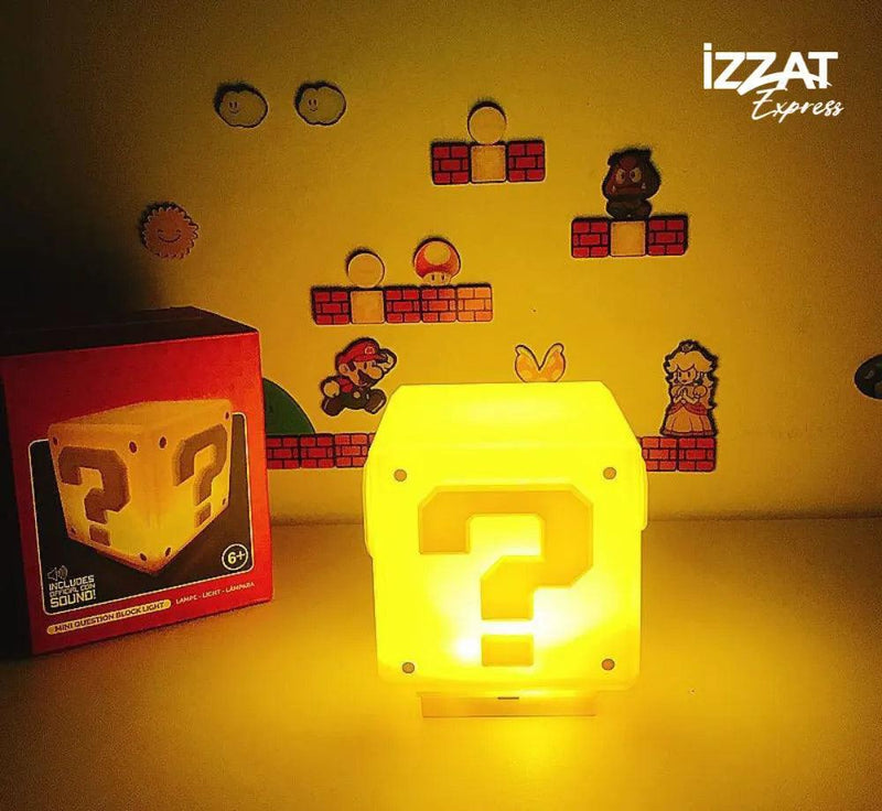Luminária Super Mario Bloco Led