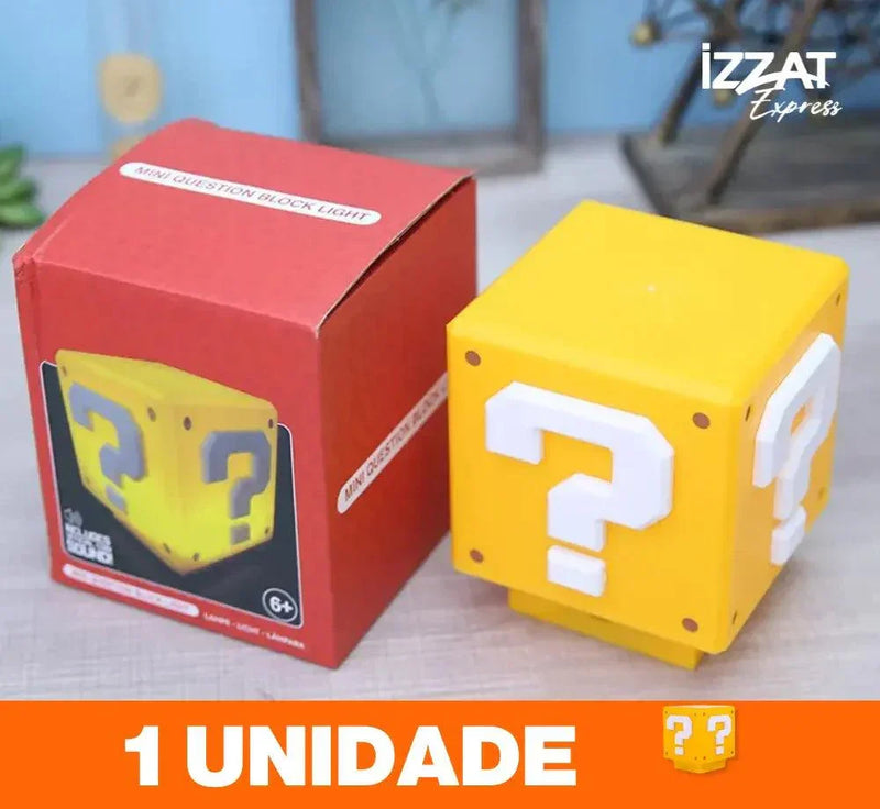 Luminária Super Mario Bloco Led