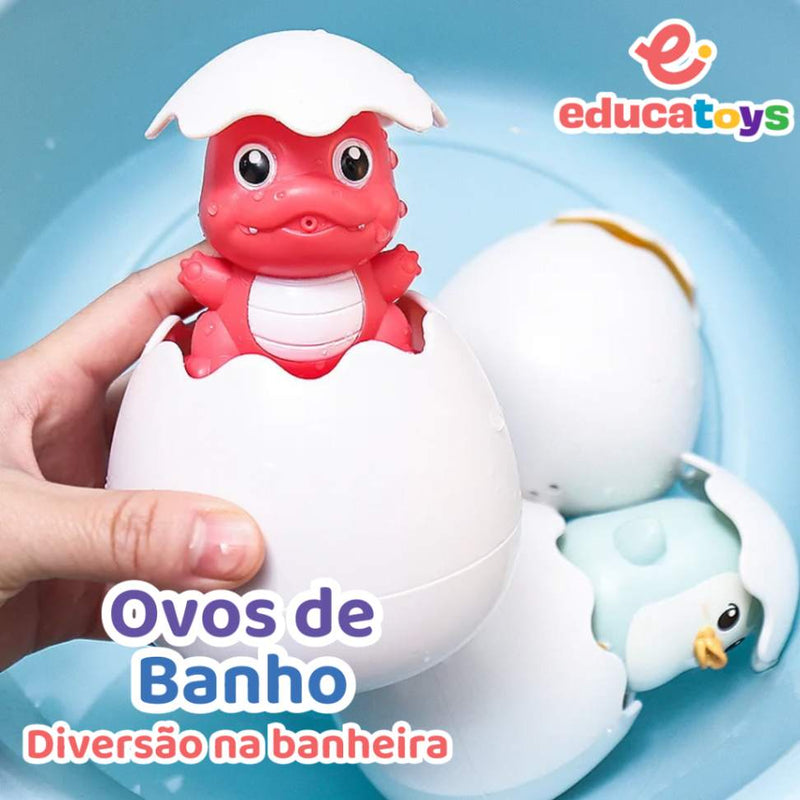 Ovinhos de Banho Divertidos - Pinguim e Pato