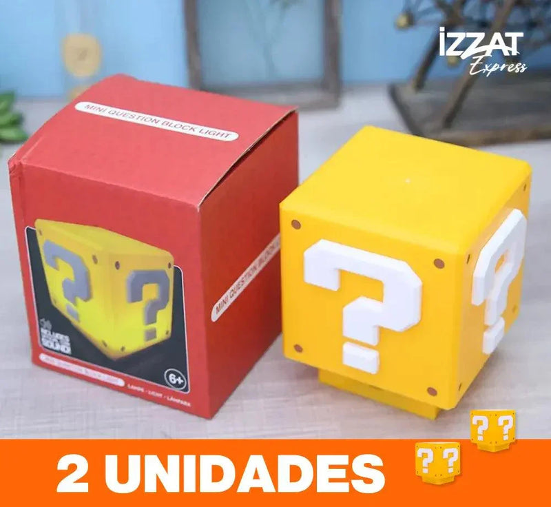 Luminária Super Mario Bloco Led