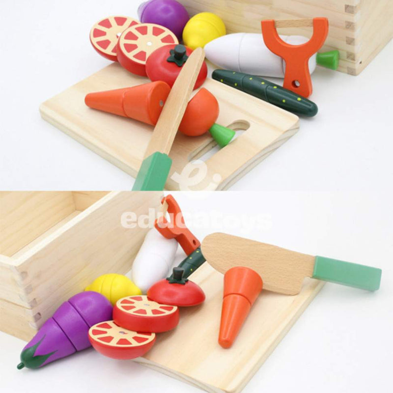 Kit Cozinha Montessori em madeira com ímã