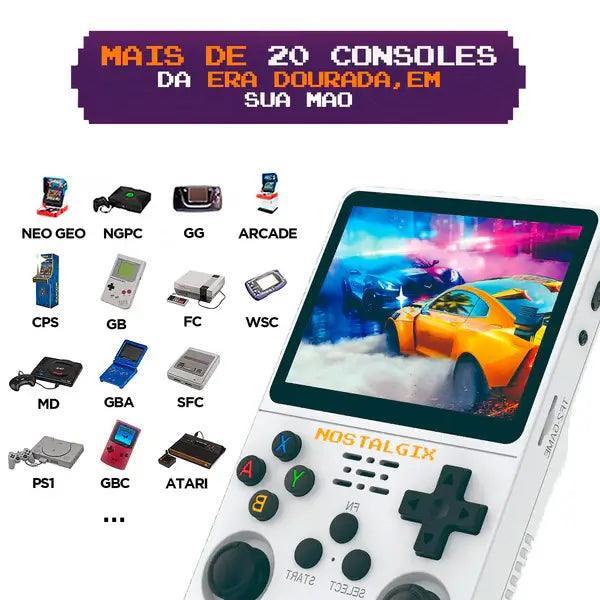 Console Game Retrô Nostalgix™ 4K + BRINDES-[FRETE GRÁTIS]