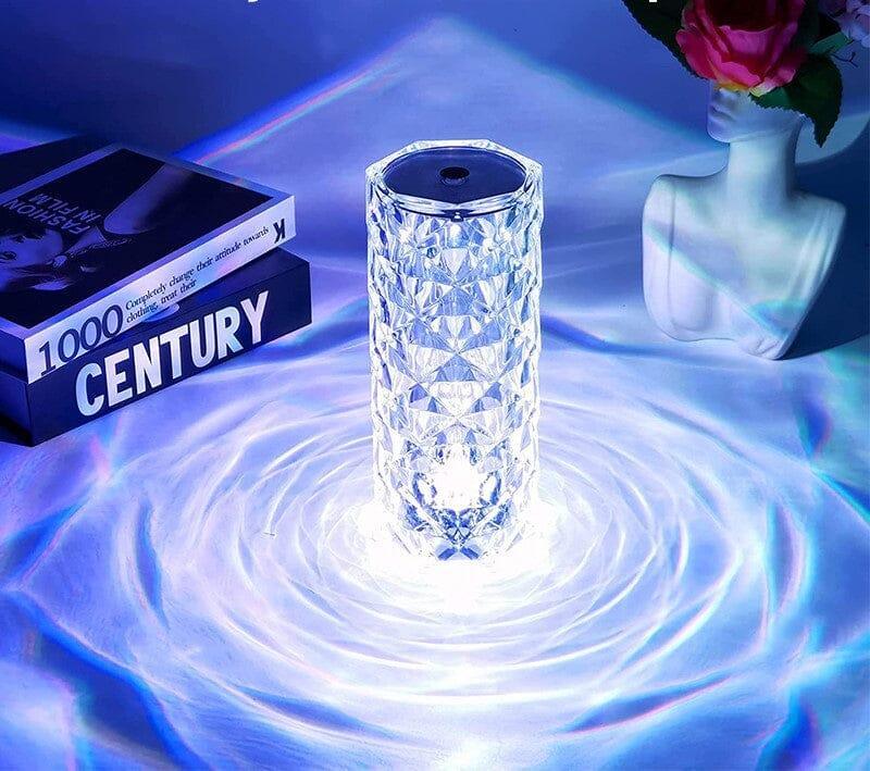 Luminária de Luxo Cristal Light 16 Cores - Sensível ao Toque + Controle Remoto -