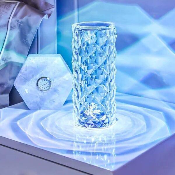 Luminária de Luxo Cristal Light 16 Cores - Sensível ao Toque + Controle Remoto -