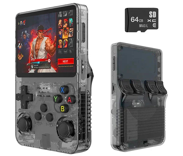 Portátil R36S™ | +15.000 Jogos de 20 Consoles