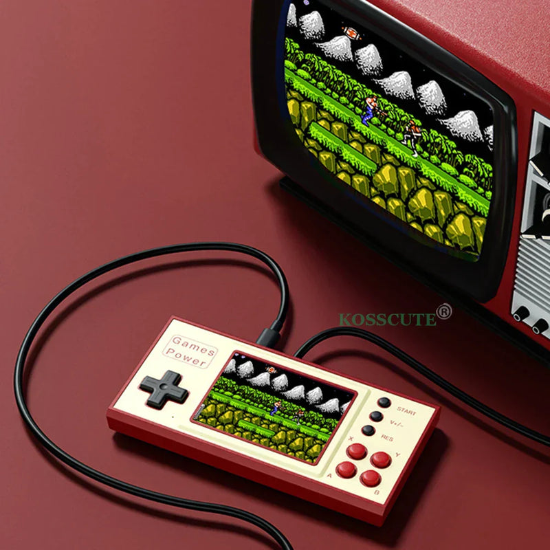 Videogame Portátil Retro com 500 Jogos