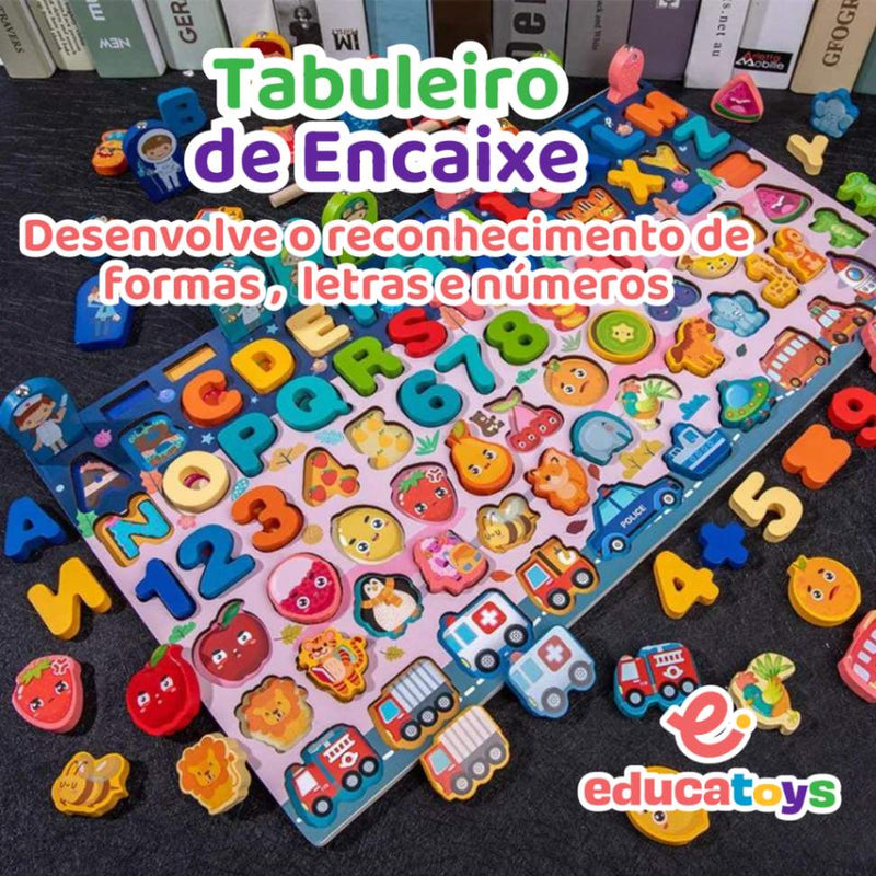 Tabuleiro Educativo Multifuncional
