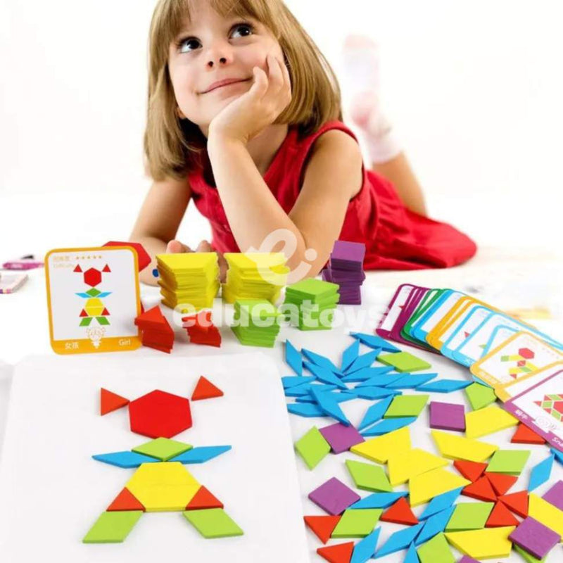 Quebra-Cabeça Educativo Montessori 3D