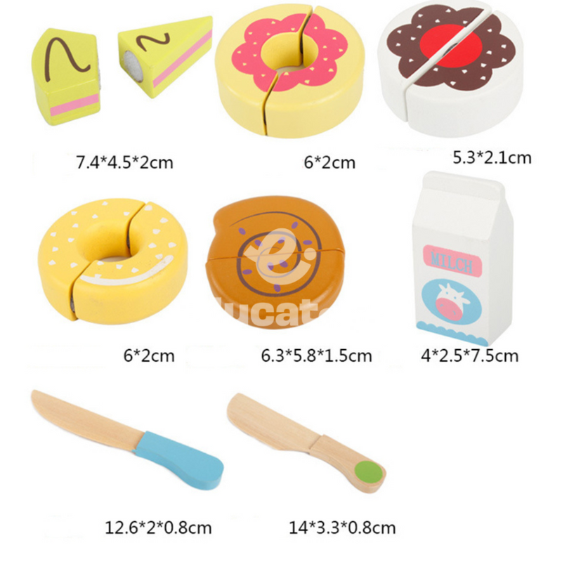 Kit Cozinha Montessori em madeira com ímã