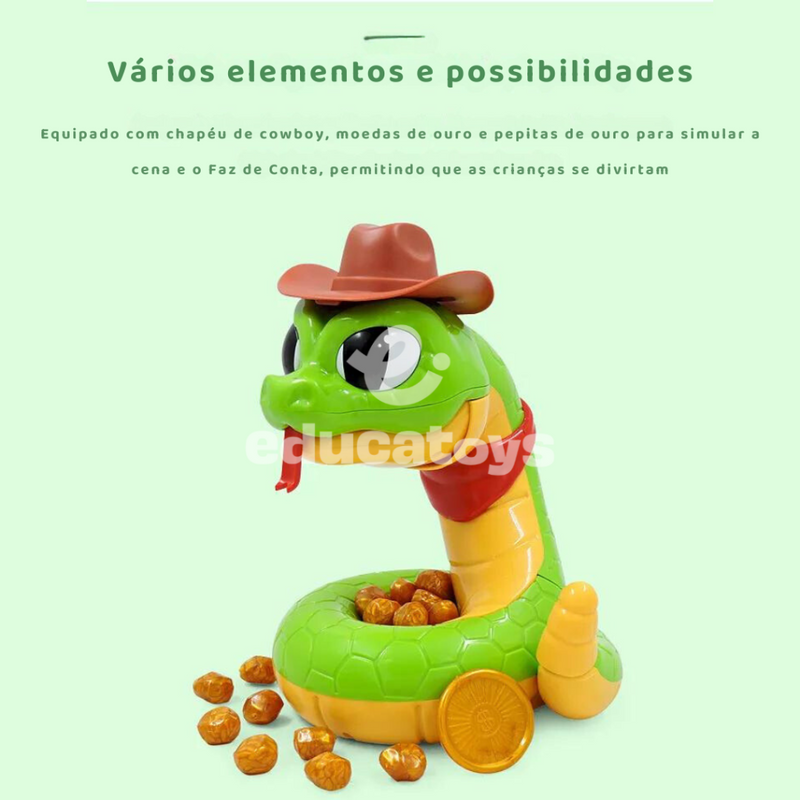 Cobra Caça-Tesouro Interativa