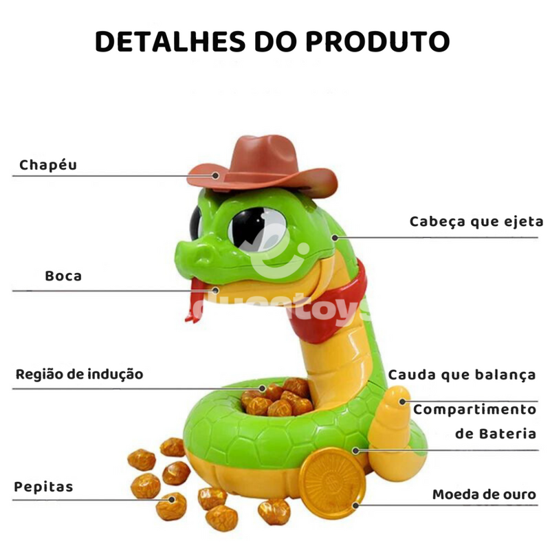 Cobra Caça-Tesouro Interativa